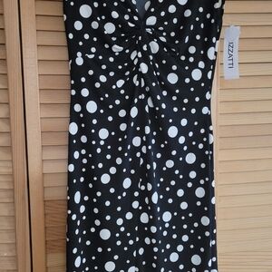 Black and White Polka Dot Dress